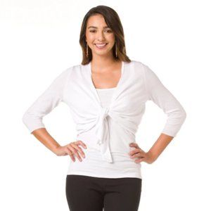 Island Toppers Paula Sweater - White